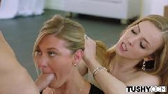 Tushy boss lady tests her assistant s anal limits