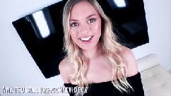 Amber moore blonde bombshell loves a hard cock