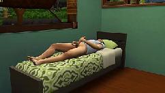 Step mom catches her son masturbating and invites him to have sex with her