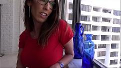 Weekend at the beach with step mom