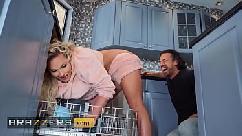 Phoenix marie gets stuck in the dishwasher johnny frees her for a price