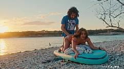 Our way of enjoying a texas sunset is a bit different