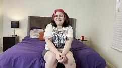 Casting curvy thick pawg student is a screamer during first porn audition